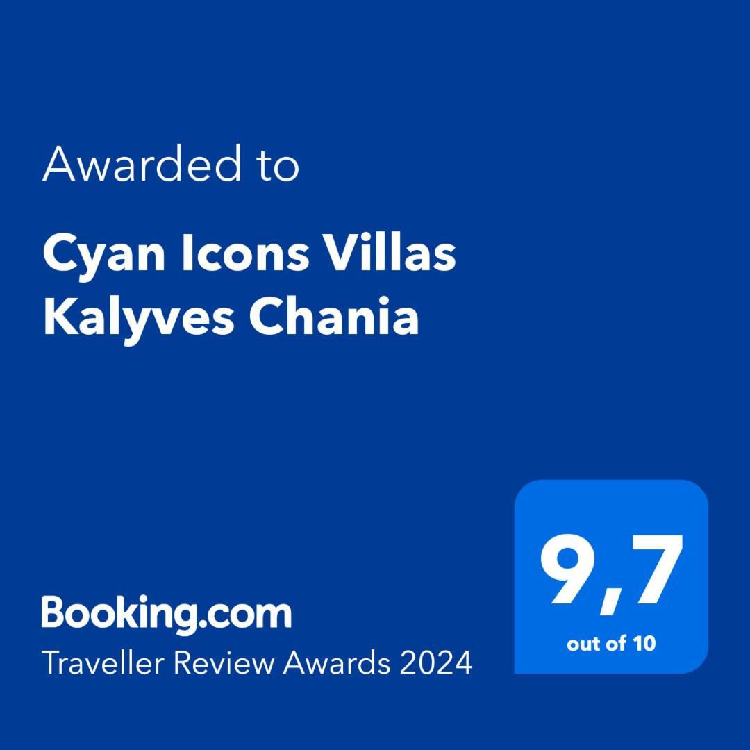 Cyan Icons Villas Kalyves Chania Exterior foto